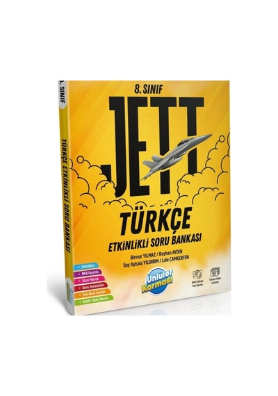 Ünlüler Karması 8.sınıf Jett Türkçe Etkinlikli Soru Bankası
