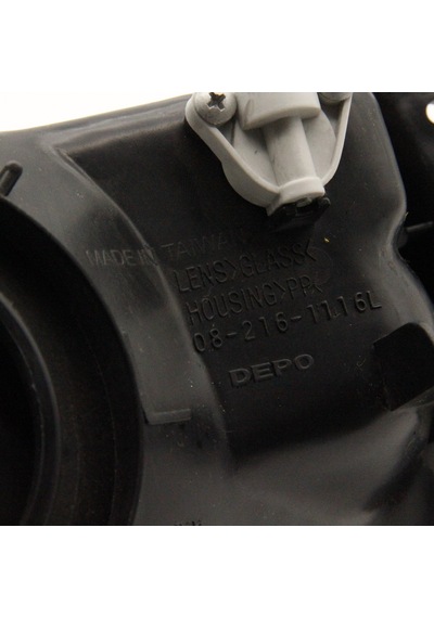 Mazda 323 Sedan & Hatchback Bg Kasa 1989-1994 Sol Ön Far Komple Gerçek Cam Lensli H4 Oem B455-51-040 Depo 216-1116l
