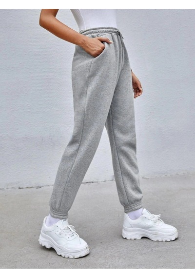 Kadın Gri Jogger Eşofman Altı Gri