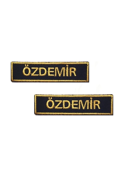 Jandarma Asayiş Askeri İsimlik Yeni 2019 - 2 Adet Çok Renkli