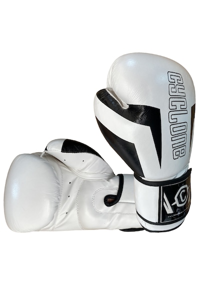 Cyclone Clash Orijinal Deri Boks Ve Kick Boks Eldiveni Beyaz