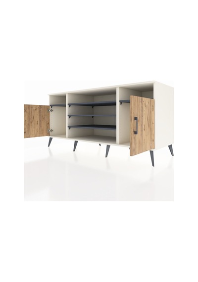 Kronos Konsol 5 Raflı 2 Kapaklı 176x59x83 Aytaşı-çam/antrasit Çam/antrasit Kronos Konsol 5 Raflı 2 Kapaklı 176x59x83 Aytaşı-çam/antrasit Çam/antrasit