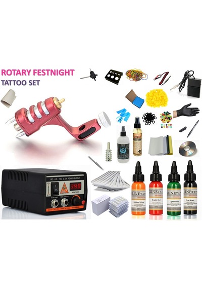 Xl-799 Rotary Festnıght Dövme Makinası Seti Profesyonel