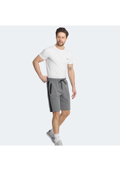 Slazenger NANDO I Erkek Cepli Koyu Gri Şort