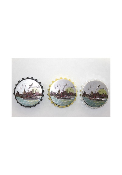 5 Adet İstanbul Temalı Magnet 7x7 Cm Dekoratif Buzdolabı Magneti, Hatıra Magnet, Souvenir, Fridge Magnet, Turistik Tasarım