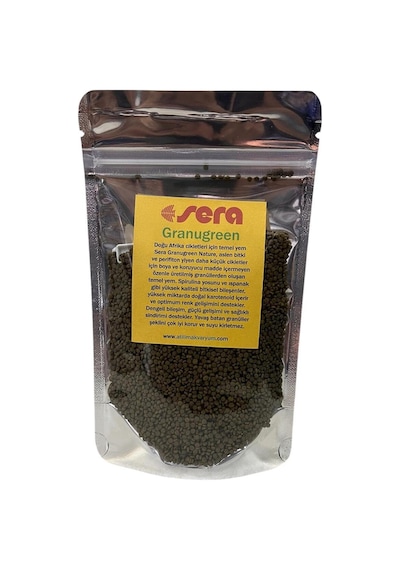 Granugreen Nature Balık Yemi Sera Balık Yemi 75 Gram
