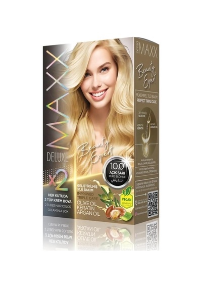Beauty Expert Haır Color Keratin 'li 1 Kutu 2 X 50 Ml Açık Sarı 10.0