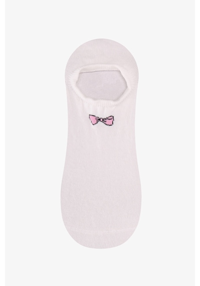 Penti Beyaz Gri Pembe Tiny Bear 3 Çift Sneaker Çorap