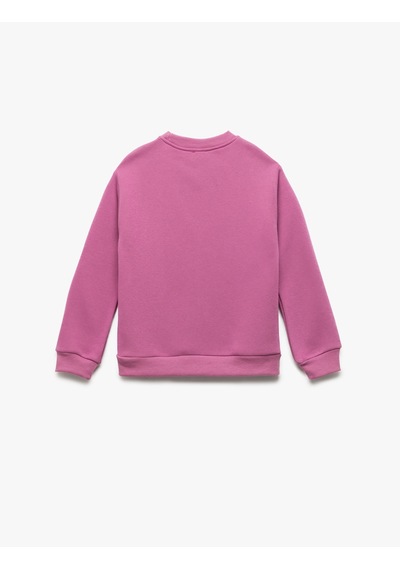 Koton Bisiklet Yaka Uzun Kollu Baskılı Şardonlu Sweatshirt Pembe 6wkg10125ak Gül Koton Bisiklet Yaka Uzun Kollu Baskılı Şardonlu Sweatshirt Pembe 6wkg10125ak Gül