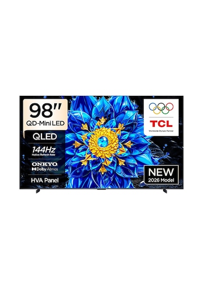 Tcl 98P8L 98" 248 Ekran Uydu Alıcılı Smart 4K UHD QLED Google TV
