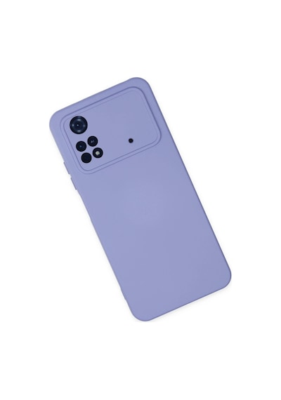 Ilkeshop Newface Xiaomi Poco M4 Pro 4g Kılıf Nano İçi Kadife Silikon - Lila