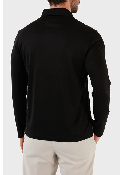 Emporio Armani Erkek Polo T Shirt 8N1F97 1JUVZ 0999 SİYAH Siyah