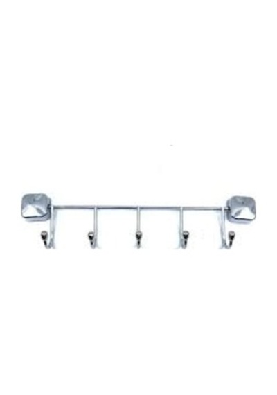 5 Lı Krom Banyo Askısı Bx40 Renkli