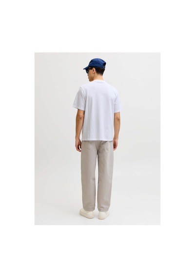 Jack & Jones Jorhyeres Mınımal Tee Ss Crew Neck Beyaz