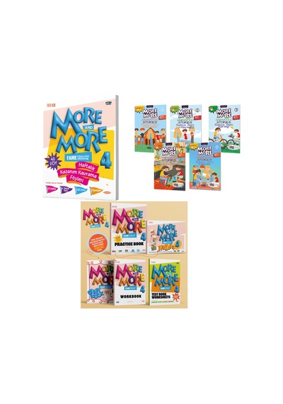 Kurmay Elt 2027 4. Sınıf Haftalık Föy - Hikaye - Practice Book - Test Book Seti 10 Kitap + 40 Föy