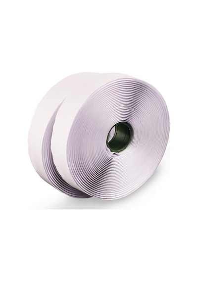 Dünya Magnet 3 Metre Beyaz Cırt Cırtlı Bant, En 5cm Kaliteli Cırt Bant, Çırt Çırt Band, Çift Taraflı Cırt