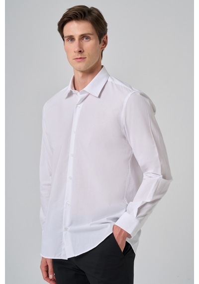 Morven Erkek Beyaz Trend Regular Fit Gömlek 26mc004010600 Beyaz