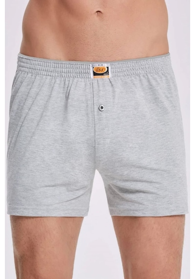 İlke İç Giyim Düz Havlu Bel Erkek Boxer 5 Adet 001 Siyah 4xl S