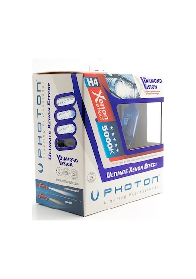 Photon H4 12v 60/55w 5000k Diamond   Vision