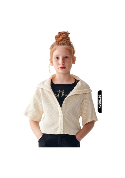 Xo Kids Kız Çocuk Hırka 8-14 Yaş 36436 Ekru