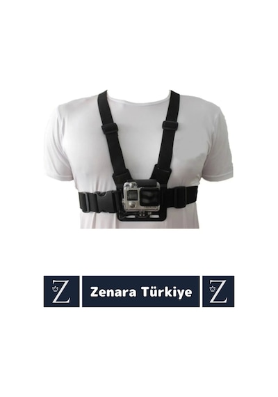 Tüm Modellerle Uyumlu Bisiklet Tırmanış Outdoor Ayarlanır Aksiyon Kamerası Göğüse Sabitleme Kemeri Çok Renkli
