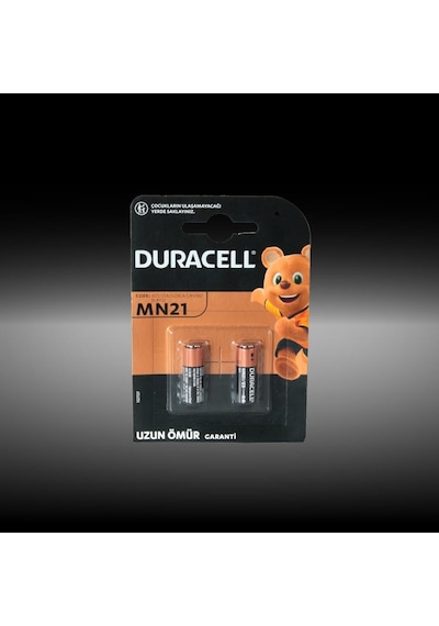 Duracell Özel Alkalin Pil 12V 2'li Paket (MN-21/A23/23A/V21GA/LRV08/8LR932)