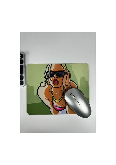 Gta San Andreas Kaymaz Dikişli Kauçuk Oyuncu Mousepad V2 - 22x18 Gaming Mouse Pad Fare Altlığı