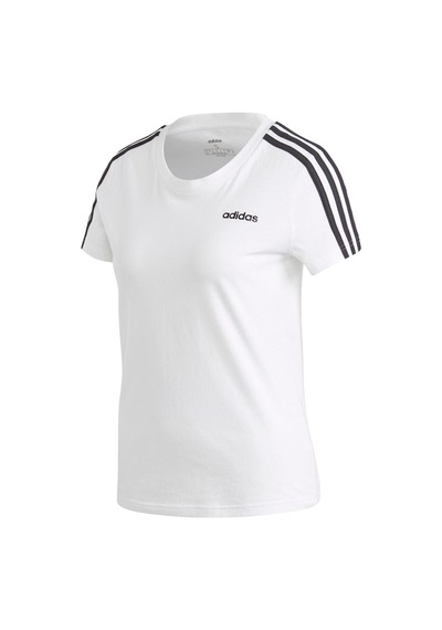 Adidas Essentials 3 Bantlı Tişört White / Black White / Black