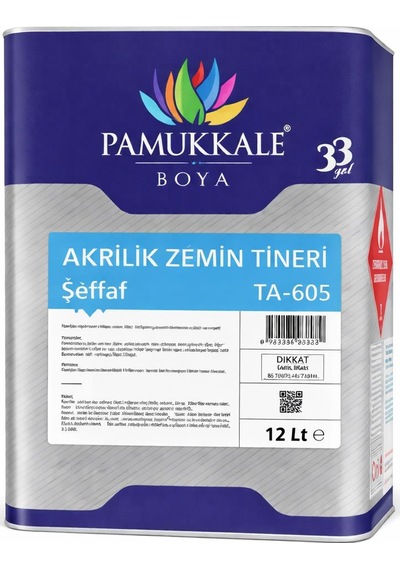 Pamukkale Akrilik Zemin Boyası Tineri 12 Lt