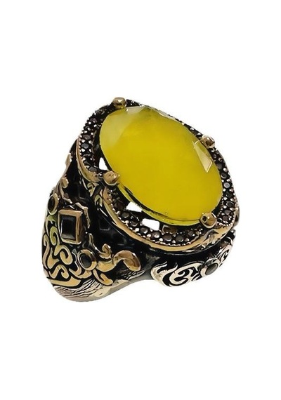 Zirkon Ve Paraiba Taşlı Yüzük 250056253g22y Gümüş
