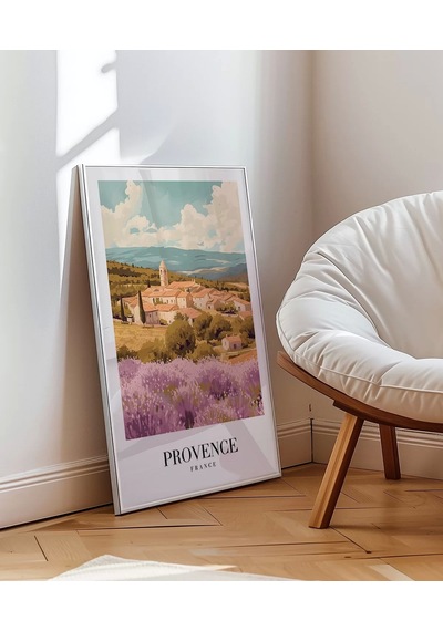 Çerçevesiz Poster Provence Doğası Ve Mimari