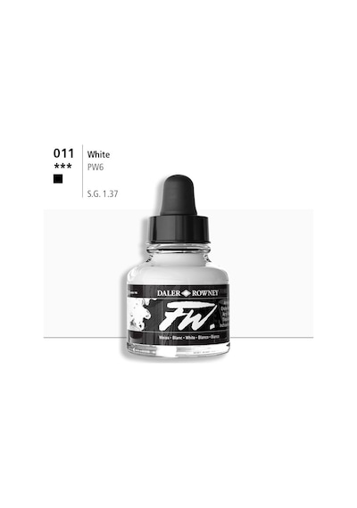 Daler Rowney Fw Ink Akrilik Mürekkep 29.5 Ml White 011 Diğer