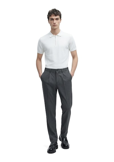 Regular Fit Yüksek Bel Erkek Kumaş Pantolon Gabriel Füme