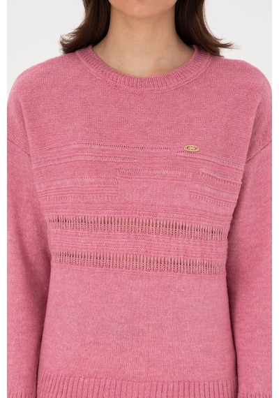 U.s. Polo Assn. Kadın Koyu Pembe Kazak /triko 50309672-vr167