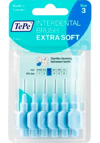 Tepe Extra Soft Arayüz Fırçası 6'lı 0.6 MM
