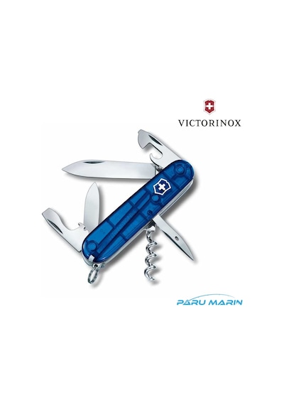 Victorinox 1.3603.T2 Spartan 91mm Şeffaf Mavi Kamp Çakı Mavi