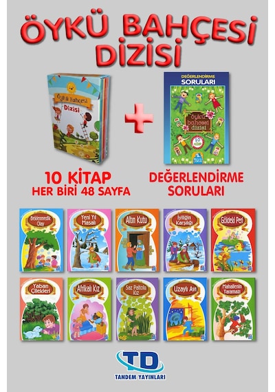 2.sınıf Ve 3.sınıf Öykü Bahçesi Dizisi 10 Kitaplı Okuma Seti