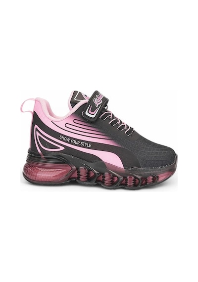 Bluefeet Lafonten Siyah Pembe Kız Çocuk Yazlık Spor Ayakkabı Siyah - Pembe