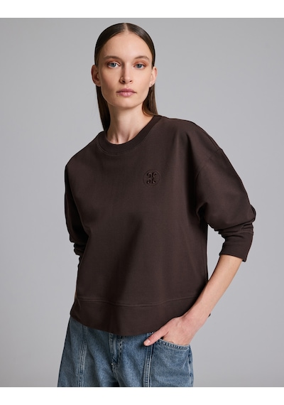 Pierre Cardin Kahverengi Oversize Sweatshirt 50333429-vr029