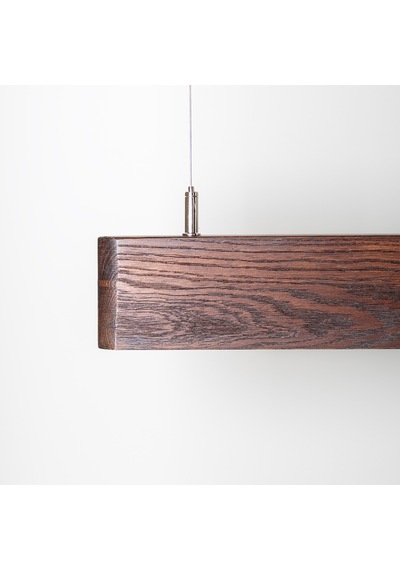 Soft Kahve Modern Ahşap Aydınlatma - Minimal Led Sarkıt Avize Kahverengi