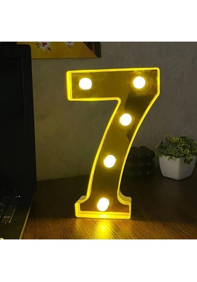 Büyük Boy Led Işıklı 3d Rakam Sayı Doğum Günü Kutlama Organizasyon Işıklı Sayı-370 Yeşil