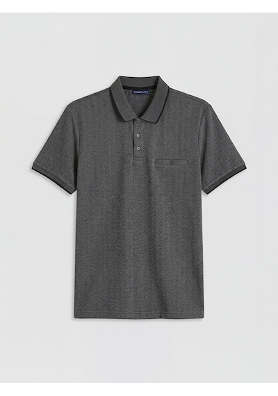Lcwaıkıkı Classic Antrasit Polo Yaka Erkek Tişört