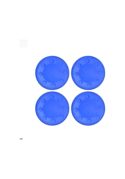 Desenli Sony Ps5/ps4/ps3 Analog Koruyucu Silikon Pad-step Model Mavi
