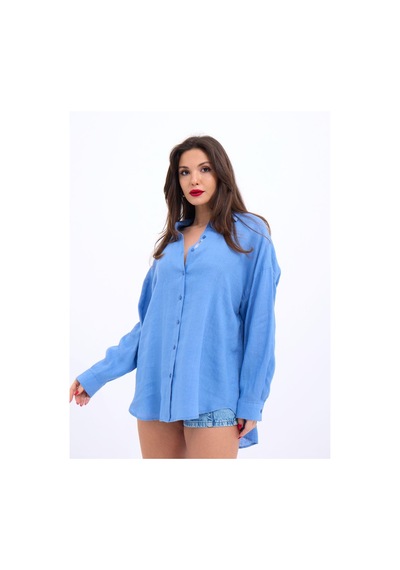 Moderie Butik 6758 Gömlek-mavi Mavi
