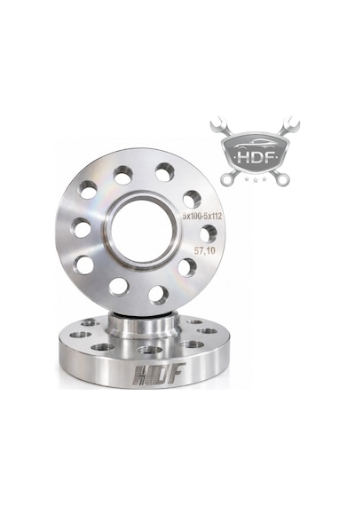 Volkswagen Jetta-passat 5x112 2 Cm - 2 Adet Spacer + Bijon Seti