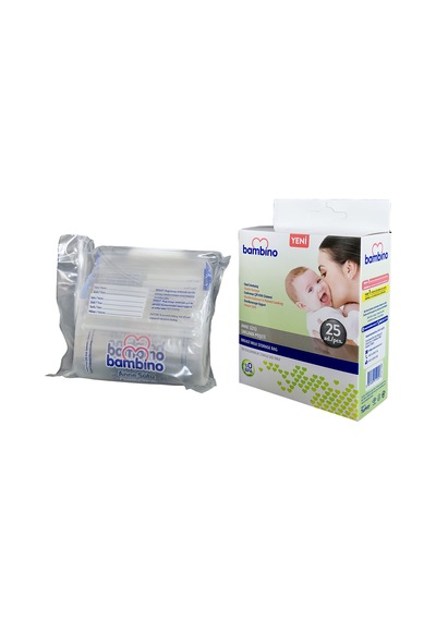 Bambino T080 Anne Sütü Saklama Poşeti 25 Adet