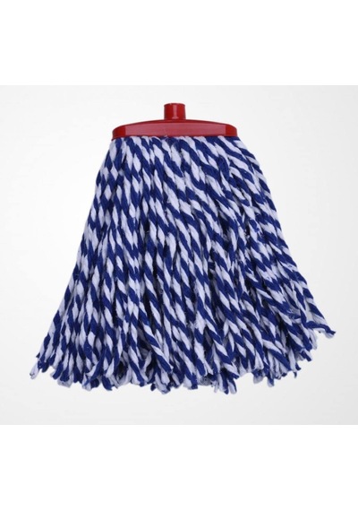 Yedek Geniş Takozlu Islak İpli Mop Paspas Başlığı - Püskül - 16 Cm Genel