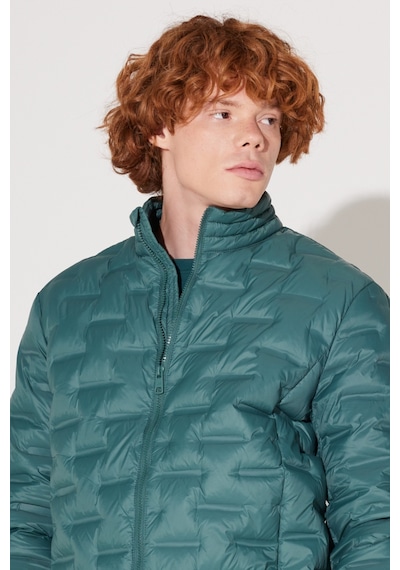 Lee Regular Fit Normal Kesim Dik Yaka Mint Yeşili Şişme Ceket L232287300 Yeşil