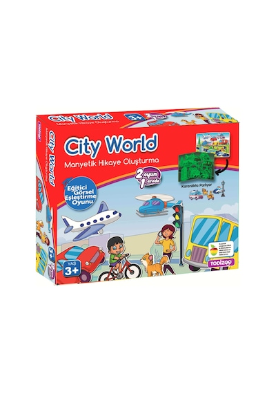 Todizoo City World Manyetik Oyuncaklar Hikaye Oluşturma