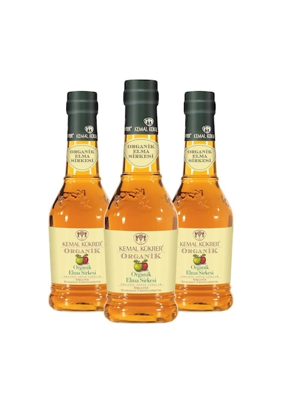 Kemal Kükrer Organik Elma Sirkesi Cam 3 x 500 ML